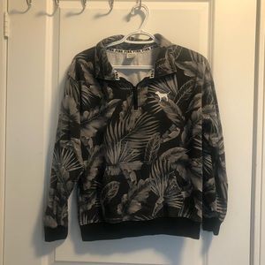 VS PINK Quarter-Zip Sweater